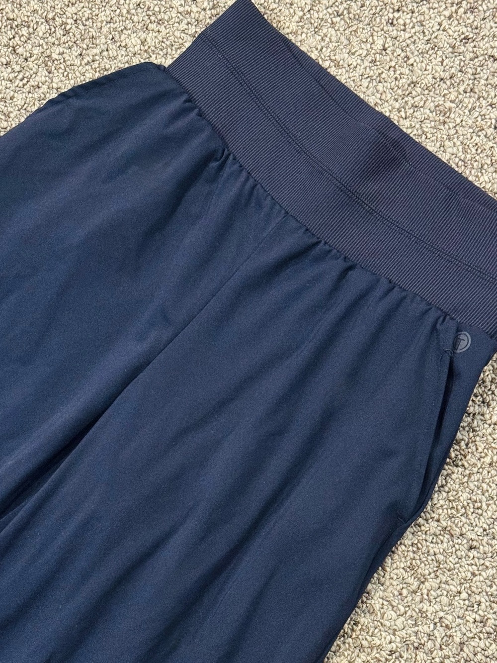 T by Talbots Navy Wide Leg Pants - Picture 3 of 6